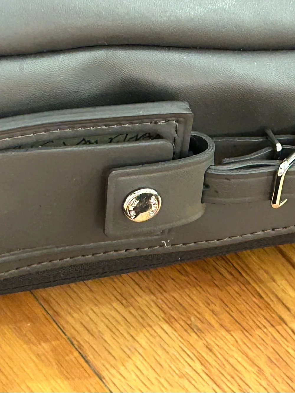 Tumi Saweyr Arrive Taupe 16” Men's Laptop Briefcase Top Handles Shoulder Strap